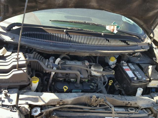 1A4GJ45R57B118564 - 2007 CHRYSLER TOWN & COU BLACK photo 7