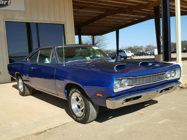 WH23F9A138772 - 1969 DODGE CORONET BLUE photo 1