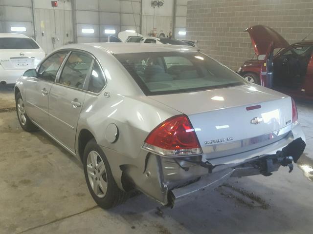 2G1WB55K589286224 - 2008 CHEVROLET IMPALA LS SILVER photo 3