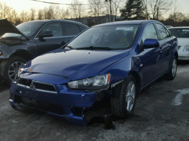 JA3AU26U88U039016 - 2008 MITSUBISHI LANCER ES BLUE photo 2