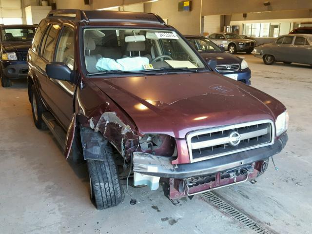 JN8DR09Y84W901446 - 2004 NISSAN PATHFINDER BURGUNDY photo 1