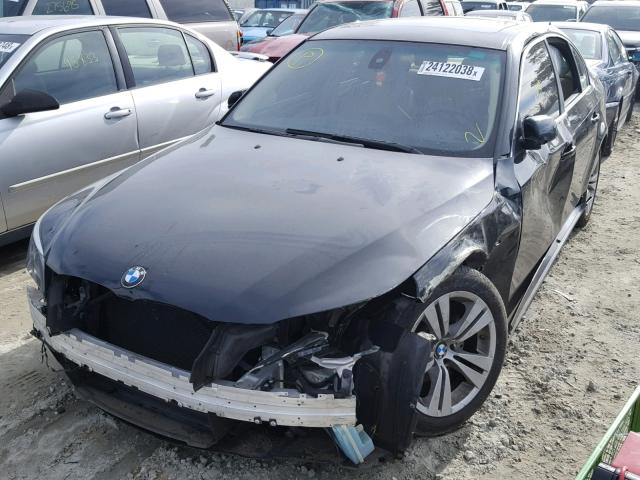 WBANU53579C119042 - 2009 BMW 528 I BLACK photo 2