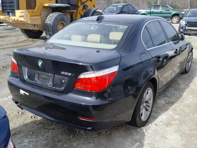 WBANU53579C119042 - 2009 BMW 528 I BLACK photo 4