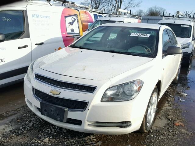 1G1ZG57N584269643 - 2008 CHEVROLET MALIBU LS WHITE photo 2