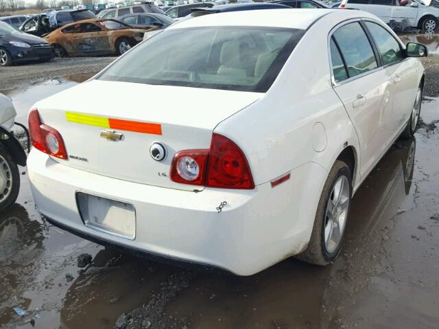 1G1ZG57N584269643 - 2008 CHEVROLET MALIBU LS WHITE photo 4