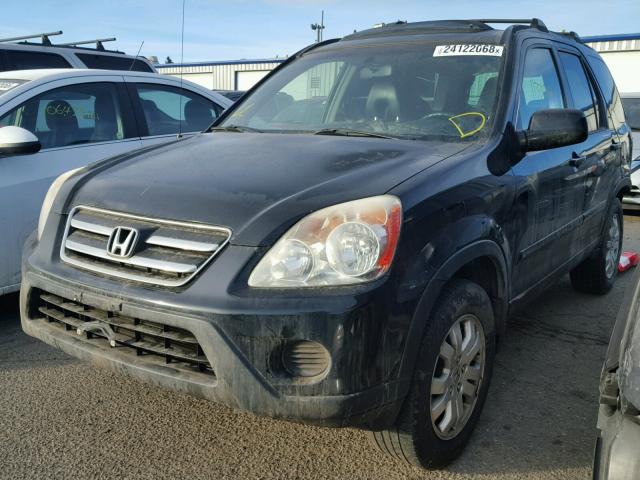 SHSRD78975U327651 - 2005 HONDA CR-V SE BLACK photo 2