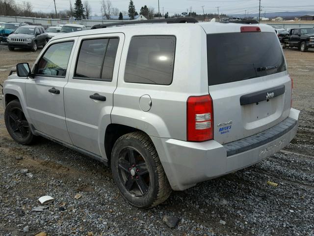 1J4FF28B79D145529 - 2009 JEEP PATRIOT SP SILVER photo 3