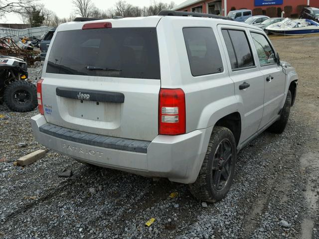 1J4FF28B79D145529 - 2009 JEEP PATRIOT SP SILVER photo 4