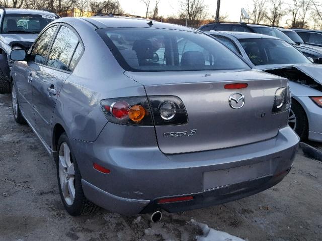 JM1BK323X51263352 - 2005 MAZDA 3 S GRAY photo 3