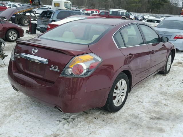 1N4AL2AP1BN492889 - 2011 NISSAN ALTIMA BAS MAROON photo 4