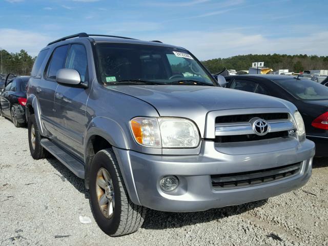 5TDBT44A46S271059 - 2006 TOYOTA SEQUOIA SR SILVER photo 1