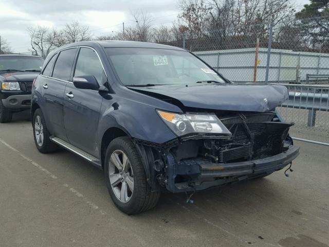 2HNYD2H65BH543798 - 2011 ACURA MDX TECHNO BLUE photo 1