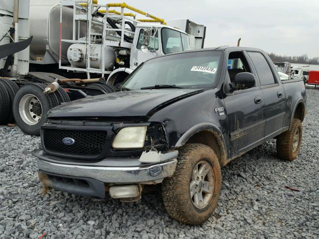 1FTRW08L23KD54342 - 2003 FORD F150 SUPER BLACK photo 2