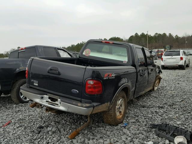 1FTRW08L23KD54342 - 2003 FORD F150 SUPER BLACK photo 4