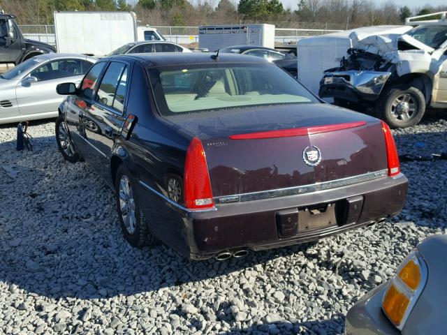 1G6KD57Y58U177236 - 2008 CADILLAC DTS BURGUNDY photo 3