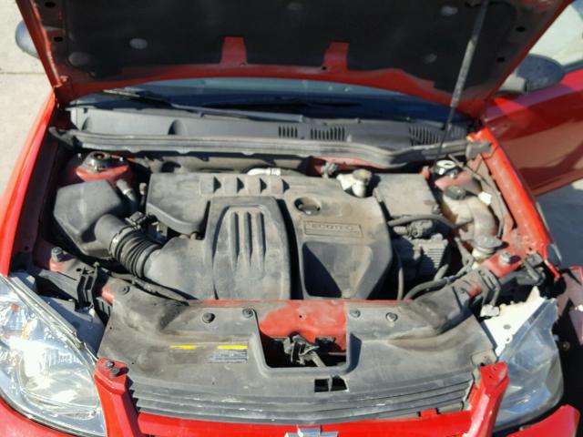 1G1AS18H197228665 - 2009 CHEVROLET COBALT LS RED photo 7