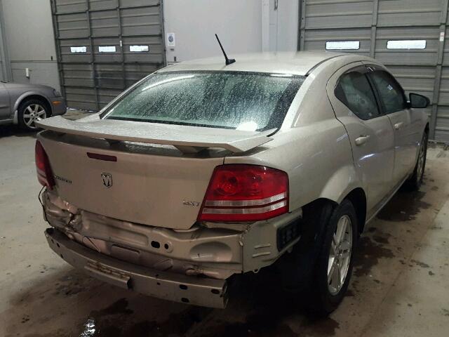 1B3LC56J98N221355 - 2008 DODGE AVENGER SX TAN photo 4