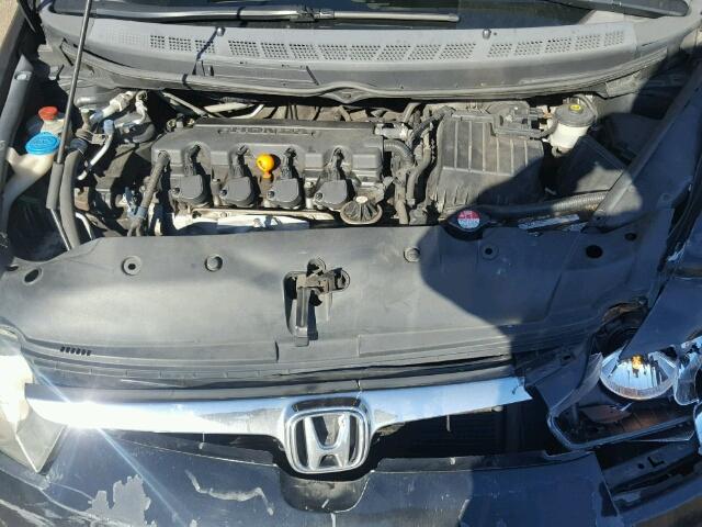 1HGFA16886L026364 - 2006 HONDA CIVIC EX შავი ფოტო 7