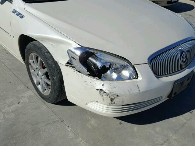 1G4HD57298U182356 - 2008 BUICK LUCERNE CX WHITE photo 9