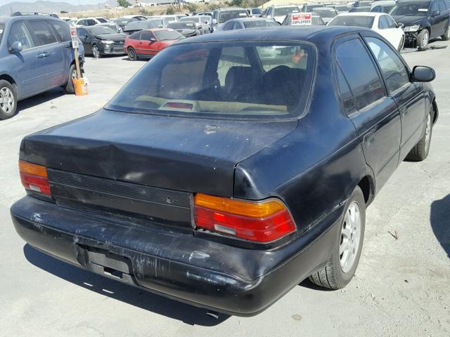 1NXAE04B8RZ221140 - 1994 TOYOTA COROLLA BLACK photo 4