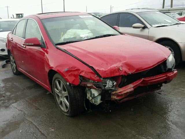 JH4CL96974C007853 - 2004 ACURA TSX RED photo 1