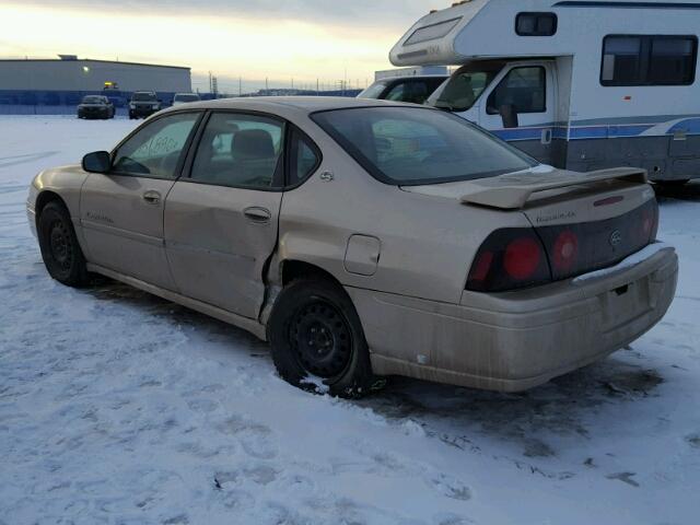 2G1WH52KX49212200 - 2004 CHEVROLET IMPALA LS GOLD photo 3