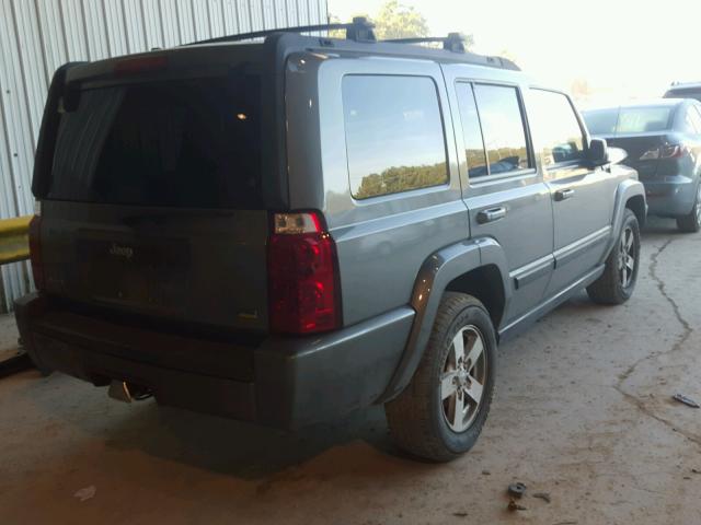 1J8HG48PX7C630844 - 2007 JEEP COMMANDER GRAY photo 4