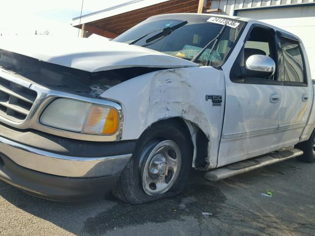 1FTRW07642KA72634 - 2002 FORD F150 SUPER WHITE photo 9