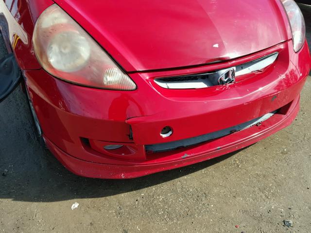 JHMGD38638S000179 - 2008 HONDA FIT SPORT RED photo 9