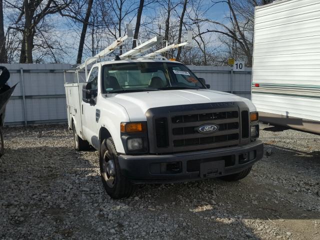 1FDWF30538EC94235 - 2008 FORD F350 SRW S WHITE photo 1