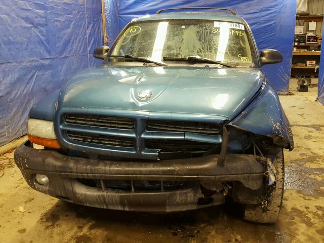 1D4HS38N53F567601 - 2003 DODGE DURANGO SP BLUE photo 9