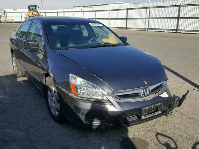 1HGCM56407A187514 - 2007 HONDA ACCORD LX CHARCOAL photo 1