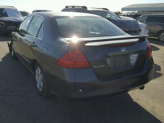 1HGCM56407A187514 - 2007 HONDA ACCORD LX CHARCOAL photo 3