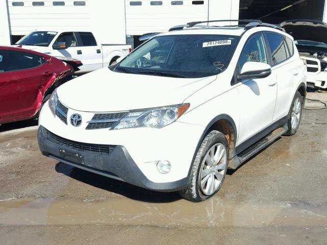 2T3DFREV4DW026434 - 2013 TOYOTA RAV4 LIMIT WHITE photo 2