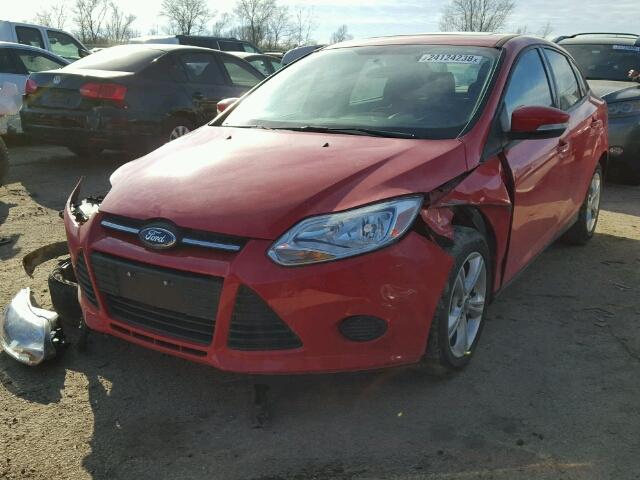 1FADP3F21DL360475 - 2013 FORD FOCUS SE RED photo 2