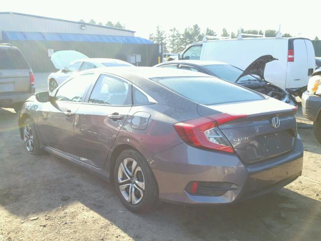 2HGFC2F52GH502841 - 2016 HONDA CIVIC LX CHARCOAL photo 3