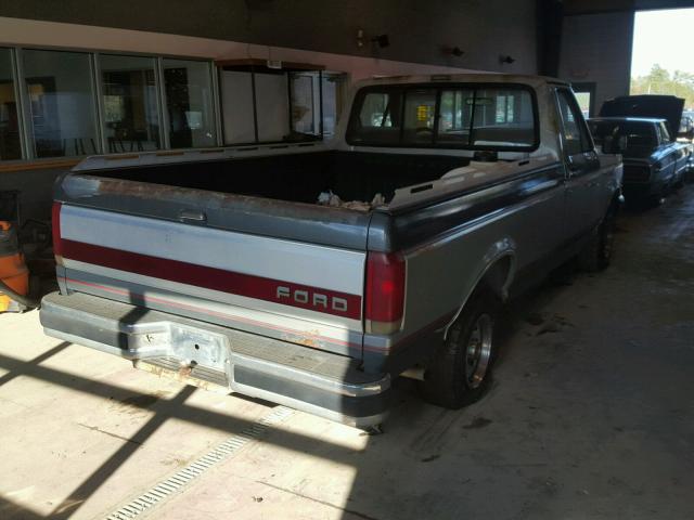 1FTEF15N3HNA46323 - 1987 FORD F150 GRAY photo 4