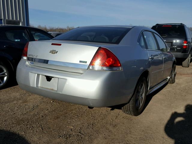 2G1WG5EK4B1321830 - 2011 CHEVROLET IMPALA LT SILVER photo 4