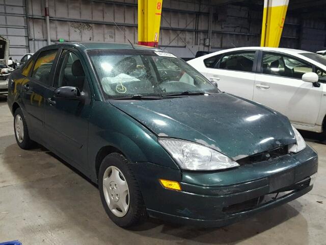 1FAHP3438YW381163 - 2000 FORD FOCUS SE GREEN photo 1