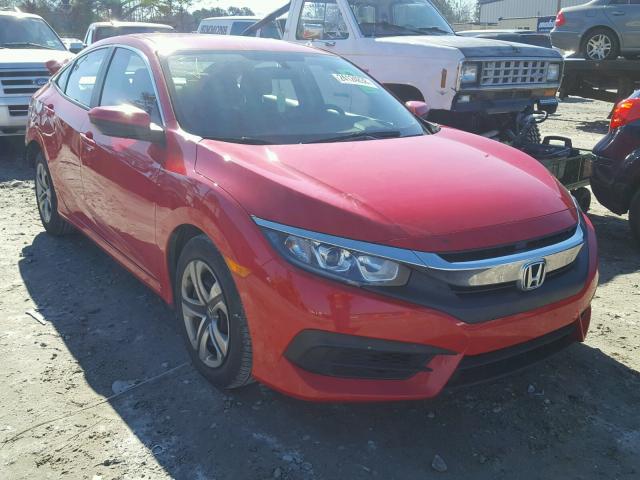 2HGFC2F53GH541017 - 2016 HONDA CIVIC LX RED photo 1