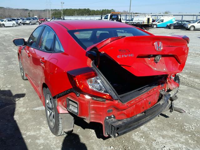 2HGFC2F53GH541017 - 2016 HONDA CIVIC LX RED photo 3