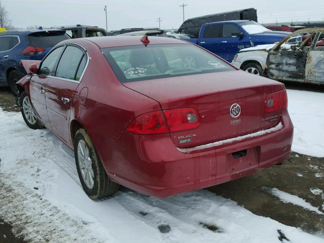 1G4HD57M29U102818 - 2009 BUICK LUCERNE CX RED photo 3