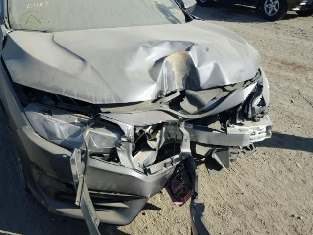 2HGFC2F70JH505567 - 2018 HONDA CIVIC EX GRAY photo 9