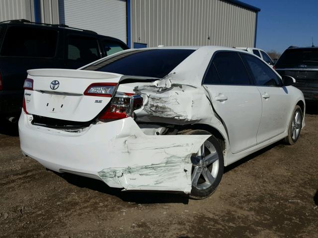 4T1BF1FKXCU506031 - 2012 TOYOTA CAMRY BASE WHITE photo 4