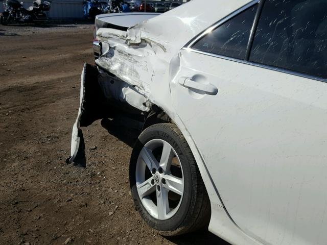 4T1BF1FKXCU506031 - 2012 TOYOTA CAMRY BASE WHITE photo 9