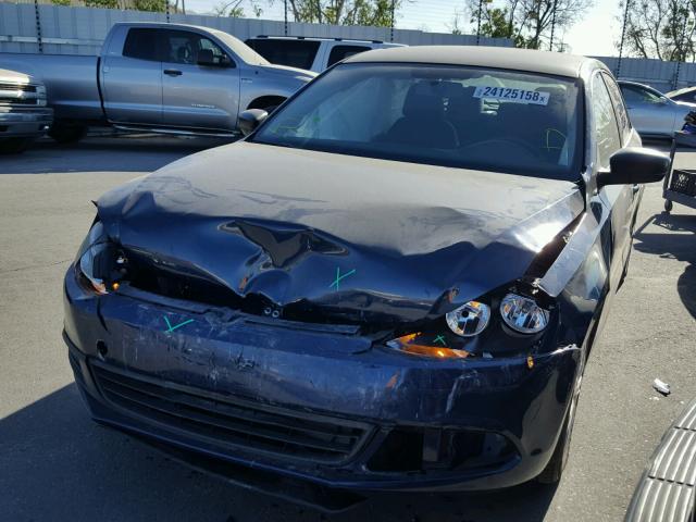 3VW2K7AJ6EM405638 - 2014 VOLKSWAGEN JETTA BASE 蓝色 照片 2