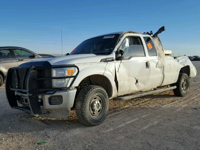 1FT7X2B64EEB45866 - 2014 FORD F250 SUPER WHITE photo 2