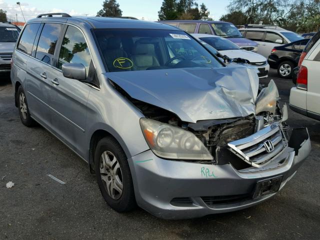 5FNRL38656B078664 - 2006 HONDA ODYSSEY EX GRAY photo 1