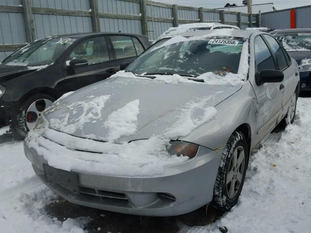 1G1JF52F047171452 - 2004 CHEVROLET CAVALIER L SILVER photo 2