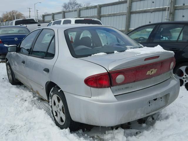 1G1JF52F047171452 - 2004 CHEVROLET CAVALIER L SILVER photo 3